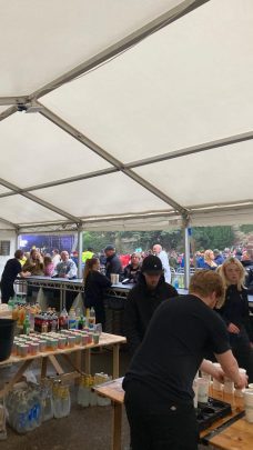 Image showing Viking Staffing & Events preparing drinks at an event