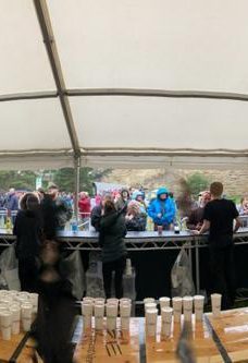 Panoramic Image showing Viking Staffing & Events at work at an event