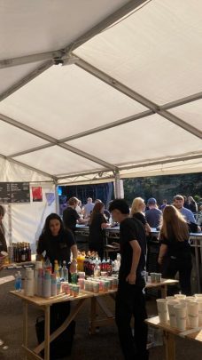 Image showing Viking Staffing & Events preparing drinks at an event